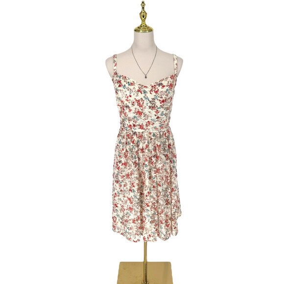 Torrid Lace Dress 3X 22 24 White Floral Overlay Sweetheart Neck Lined Ditsy EUC - Picture 3 of 16